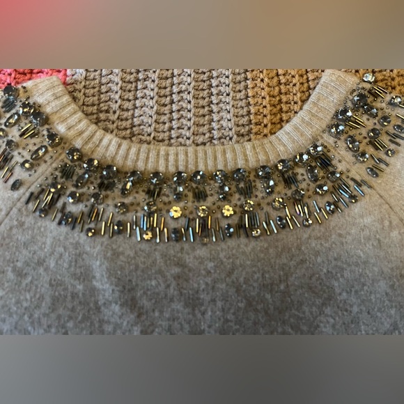 Allegory Wool Cashmere Beaded Sweater - Picture 11 of 12